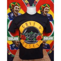 เสื้อวง GUNS N ROSES วงร็อค ไม่มีตะเข็บข้าง คอฟิต ป้ายUSA เสื้อวินเทจ เสื้อทัวร์ วงดนตรีร็อคต่างประเทศ