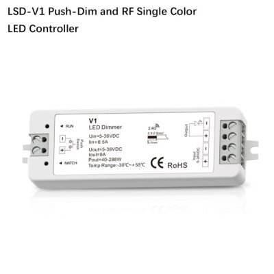 【Worth-Buy】 นำ Pwm ตัวลดแสงอาร์เอฟไร้สาย2.4G 4-Zone /Wifi รีโมทคอนโทรล Dc12-24V การปรับความสว่างสำหรับแถบ