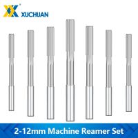 2-12mm Machine Reamer Set H7 HSS Straight Shank Milling Chucking Reamer Machine Cutter Tools 4/5/8/9/10/14pcs