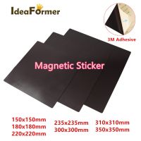 ♨✢ Magnetic Base With 3M Adhersive 350/310/300/235/220/180/150mm Sticker Build Plate Tape For 3D Printer Platform Bed Ender 3 Voron