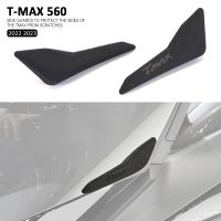 สำหรับยามาฮ่า TMAX560 T-MAX560 T-MAX 560ใหม่อุปกรณ์เสริมรถจักรยานยนต์ใหม่แผงด้านข้างรอยขีดข่วนฝาครอบด้านข้างสำหรับยามาฮ่า