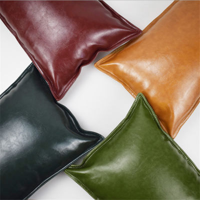 Luxury Faux-leather Cushion Cover For Car Office 30x5045x4540x6550x5055x5560x60cm Home Decorative Pillow Cover Home Decor