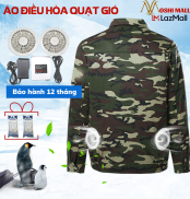 Áo điều hòa quạt gió Nhật Bản pin 30000mAh siêu bền BH 12 tháng