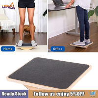 Leipupa Professional ไม้ Balance Board ไม้ยืนโต๊ะอุปกรณ์เสริม Balancing Board สำหรับ,Anti Slip Roller Core Strength Stability Office