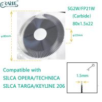 SILCA Key Cutter SG2W Milling Cutter（80x1.5x22）Comaptible With SILCA OPERA TECHNICA/SILCA TARGA 2000 KEYLINE 206 Key Machine