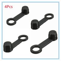 4Pcs/set Motorbike Rubber Brake Grease Bleed Caps Black Nipple Brake Screw Caps Brake Caliper Cover Motorcycle Valve Rubber Cap Nails Screws Fasteners