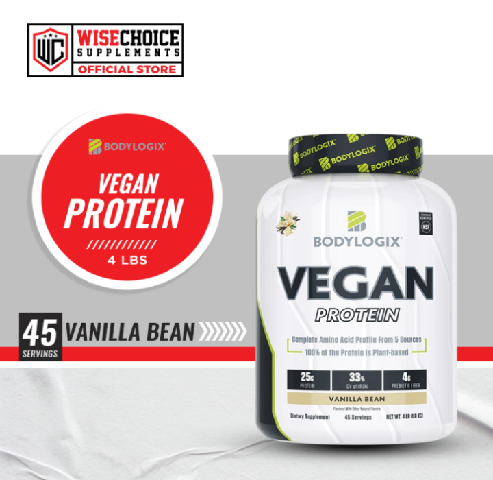 BODYLOGIX VEGAN PROTEIN 4 LBS VANILLA BEAN Lazada PH