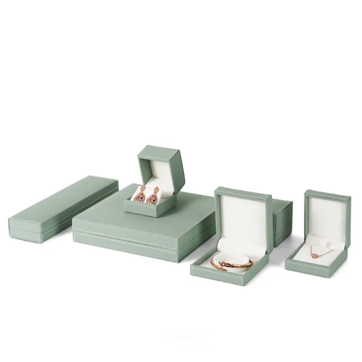 oirlv-light-green-jewelry-box-proposal-wedding-ring-pendant-celet-jewelry-storage-high-end-pu-leather-jewelry-box