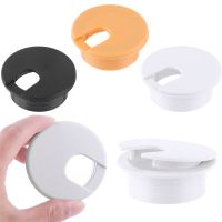 35/50Mm Lubang Kawat Penutup Meja Grommet Komputer Kabel Lubang Penutup Kabel Port Outlet Topi Saluran Mebel Rapi Alat Tempat Penyimpanan