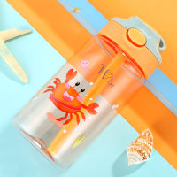 ขวดน้ำเด็ก Kids Cartoon หัวดูดซิลิโคนเป็นมิตรกับสิ่งแวดล้อม Sippy Water Cup