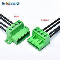 10Pairs Female Male Aerial Butt Weld with PCB Lock 2EDG15EDGRKC-5.08mm 2P-24P Plugin Screw Wire Cable Terminal Block Connector