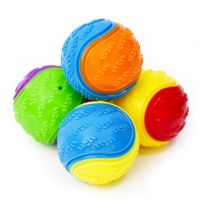 【YF】☑  Dog Squeaky Balls Rubber Durable Bouncy Chew Bite Resistant Training Sound Teeth Supplies