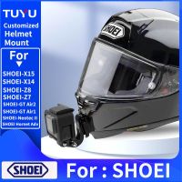 สำหรับ Shoei Z7 Z8 X14 X15อุปกรณ์เสริมสำหรับมอเตอร์ไซค์ที่มีการปรับแต่งหมวกกันน็อคที่คางขายึดกล้องโกโปร Insta360onex3 X2กล้องเพื่อการกีฬา