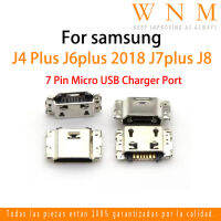 ใหม่50Pcs/100Pcs 7 Pin Micro USB ชาร์จแท่นชาร์จพอร์ตแจ็คซ็อกเก็ตสำหรับ Samsung Galaxy J4 Plus J6 Plus 2018 J727 J4 + J6 + J410 J415 J610F G6100