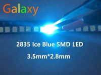 100ชิ้น/ล็อตโคมไฟ LED ลูกปัดน้ำแข็งสีฟ้า SMD 2835 0.2W ซูเปอร์แสงแบบเน้นแสง-ยังคงไดโอดเปล่งแสง3V