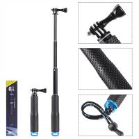 Scalable Elescoping Pole With Non-slip Rubber Handle Extendable Handheld Adjustable Selfie Stick Lightweight Waterproof Portable