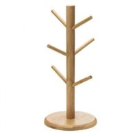 [COD] shelf display stand bamboo dish cup drain tray coffee tea cake kitchen supplies storage box