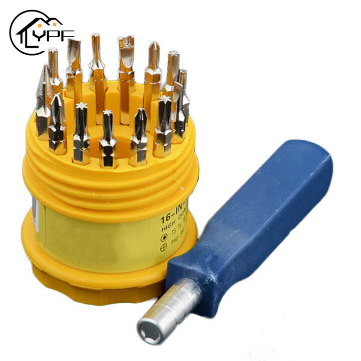16 in 1 Tower Model Screwdriver Set Torx Screwdriver Bits for Cell