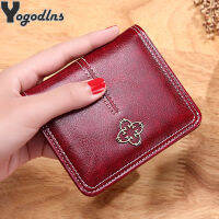 Pu Leather Ladies Short Wallet Purses Fashion Womens Coin Card Holder Clutch Pouch Female Luxury Wax Oil Skin Pack Feminina