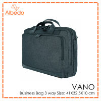 กระเป๋าเอกสาร/กระเป๋าถือ/กระเป๋าหิ้วเอกสาร ALBEDO BUSINESS BAG 3 WAY รุ่น VANO - VN00199