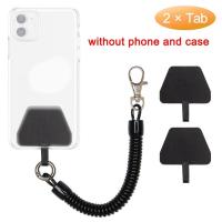 Mobile Phone Anti-theft Lanyard Set Adjustable Neck Strap Holder Sling Rope Universal Silicone Lanyard Case Cover Holder Belts