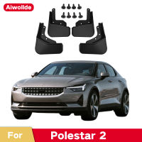 MudFlaps สำหรับ Polestar 2 2021 2022 2023 Mudguards Mud Flaps Splash Guards ด้านหน้าด้านหลังล้อ Fender รถอุปกรณ์เสริม4Pcs