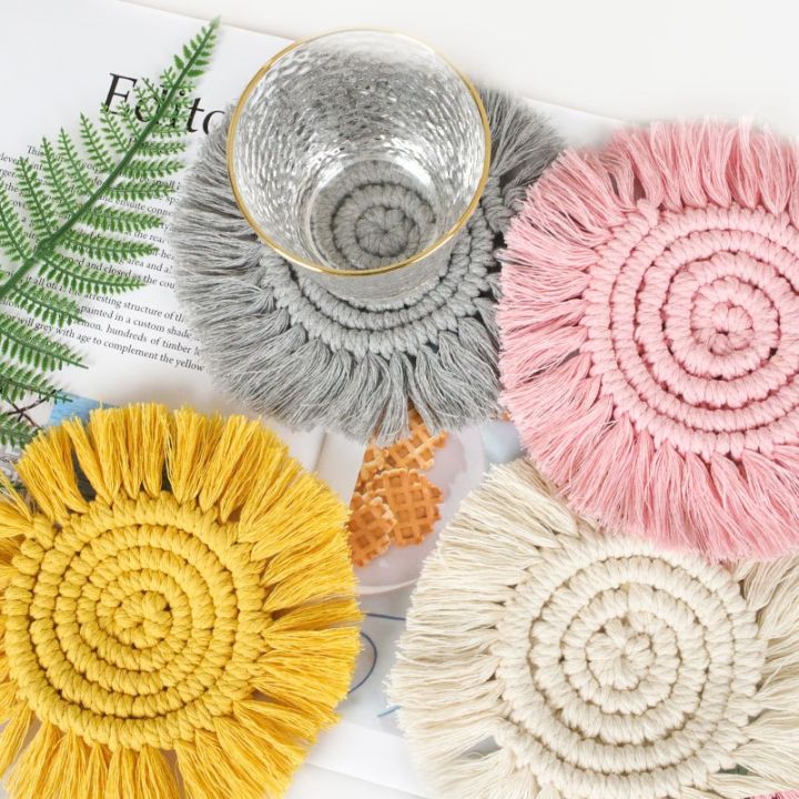 cotton-braid-coaster-bohemia-style-handmade-macrame-cup-cushion-placemats-for-table-non-slip-cup-mat-placemat