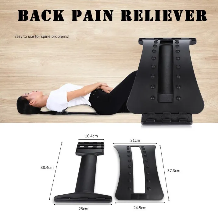 Original Magic Back Support Plus Massager Magic Back Stretcher Lumbar