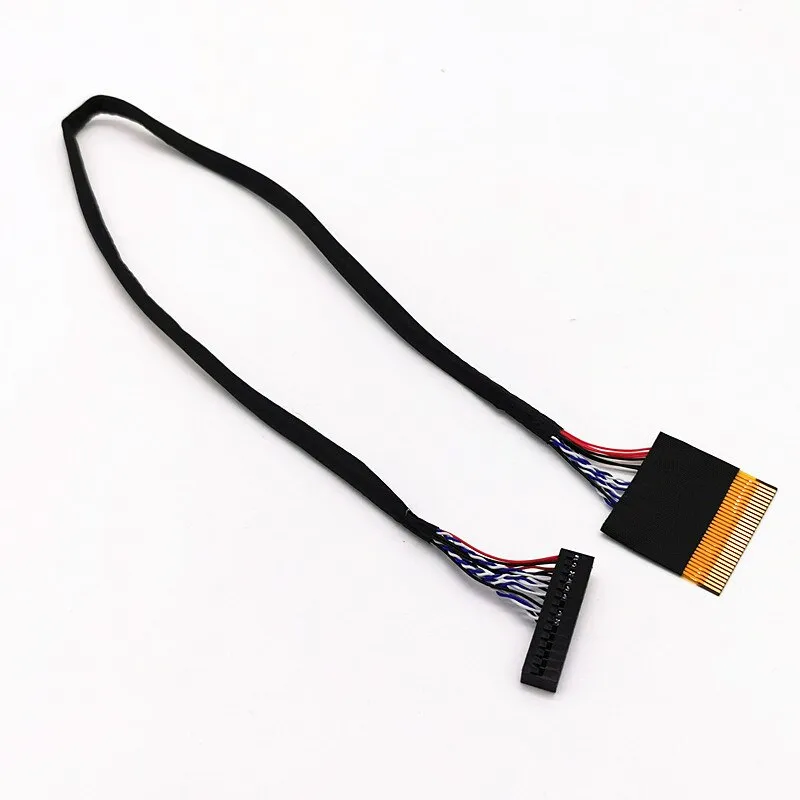 LVDS Cable 30 Pin, 1-Ch 8-Bit, For LG Type Panel (Left Supply) 