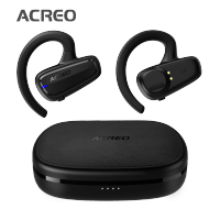 ACREO Open Ear Hook True Wireless Bluetooth Headset, Sport Bluetooth Headphones 5.2 With 18 Hours Play Time IPX7 Waterproof Game