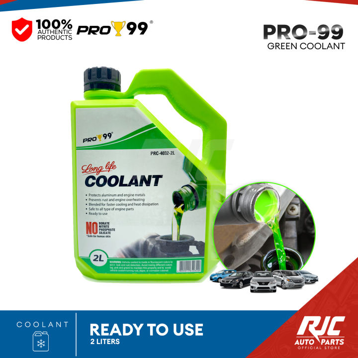 Pro-99 Long Life Radiator Coolant Green 2 Liters | Lazada PH