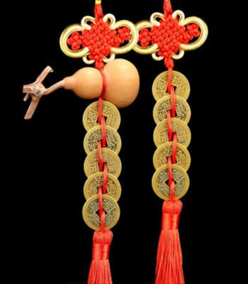 【cw】 Fengshui Pendant! Can bring good luck! Gourds Chinese knots interior decorations car accessories Shui free shipping ！