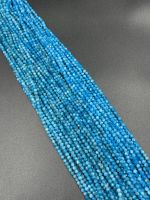 3mm apatite beads 3.0-4.0 MM ลูกปัดอะพาไทต์ 3.0-4.0 MM