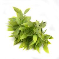 6/30/120PCS Plastic Artificial Green Leaves Bouquet For Wedding DIY Scrapbooking Decoration Mint Leaf Simulated plants Decor