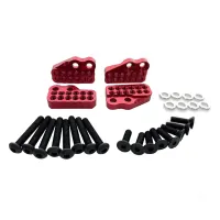 Metal Shock Absorbers Fixed Code Mount for Axial Capra 1.9 UTB 1/10 RC Cars Accessories ,Red