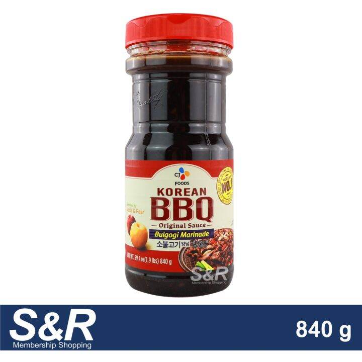 CJ Foods Bulgogi Marinade Korean BBQ Sauce 840g☼ Lazada PH