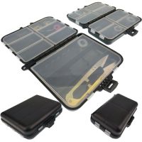 【JH】 Slots Fishing Boxes Sided Use Bait Organizer Large Capacity Storage Tackle