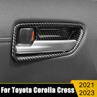 สำหรับ Toyota Corolla Cross XG10 2021 2022 2023 Hybrid ABS รถประตู Handle Case Trim สติกเกอร์ Interal อุปกรณ์ตกแต่ง