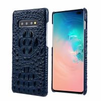 （ใหม่）3D หนังจระเข้แท้ธรรมชาติเคสโทรศัพท์สำหรับ Samsung Note 8 9 10 Plus S8 S9 S10E S10 Plus