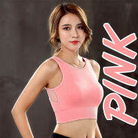 Angle Bra (N315) SPORT BRA ผ้าคอตตอน ใส่ออกกำลังกาย มีฟองน้ำซัพพอร์ท