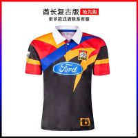 เสื้อผ้าบาสเกตบอลคุณภาพสูง New Zealand club chiefs retro version Rugby short sleeve clothes on the clothes Rugby Jersey