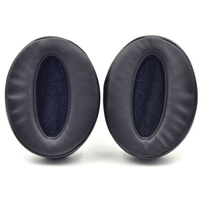 เคสฟองน้ำหนังPUสำหรับเปลี่ยนหูฟัง1คู่,เคสฟองน้ำรองหูฟังสำหรับSennheiserHD 4.40 HD4.50 BTNC