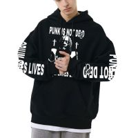 Playboi Carti Punk Is Not Ded Opium Saves Lives Print Hoodie Men Women Casual Loose Sweatshirt MenS Hip Hop Oversized Hoodies Size Xxs-4Xl