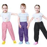 2023 Waterproof Kids Pants Mud Childrens Thin Windproof And Breathable Outdoor Rain Pants Pantalones Niña Брюки Для Девочек