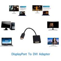 [COD] grwibeou DP TO DVI CABLE ADAPTER, MALE TO FEMALE Converter, 1080p, for Monitor and Projector