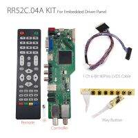 RR52C.04A เกม5 OSD รองรับสัญญาณดิจิตอล DVB-S2 DVB-T2 DVB-C/T ATV บอร์ดไดรเวอร์ LED สากลพร้อมปุ่ม7Key 1Ch 40Pin 6Bit