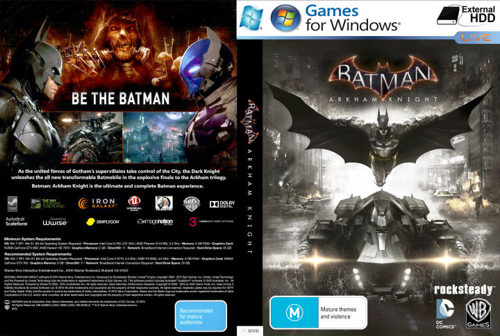 Batman Arkham Knight PC GAME Offline [Pendrive INSTALLATION] | Lazada