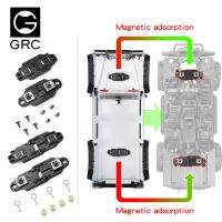 GRC Adjustable Distance Magnetic Body Mount Shell w/Magnet For 1/10 RC Crawler Car TRX4 SCX10 JK 90046 D110 CFX CC01 94123 G168A