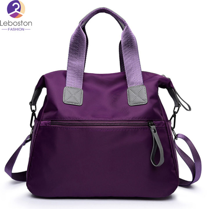 leboston-กระเป๋า-women-stylish-lady-bag-nylon-high-strength-single-shoulder-travel-bag-cross-body-bag