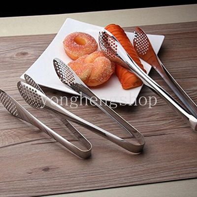 Stainless Steel Barbecue Salad Serving Tong Food Clip Buffet Clamp BBQ Grilling Tongs Cooking Tweezers Kitchen Gadgets
